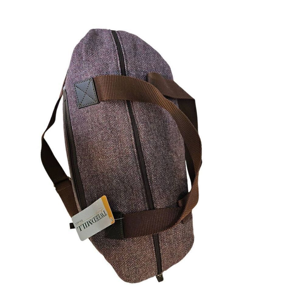 Tweedmill lavender tweed weekender bag. NWT. - Picture 2 of 5